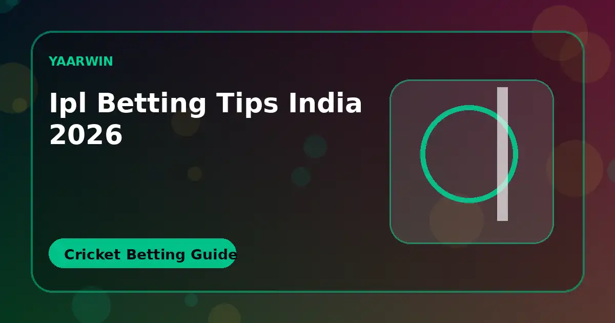 IPL Betting Tips INDIA 2026