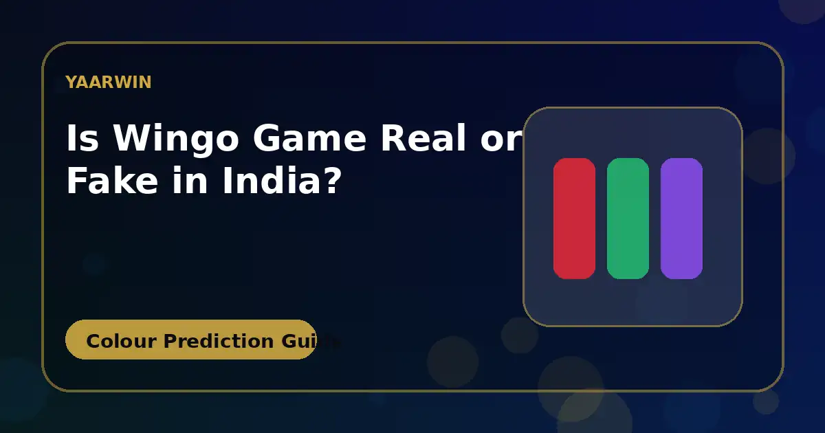 Is Wingo Game Real or Fake INDIA