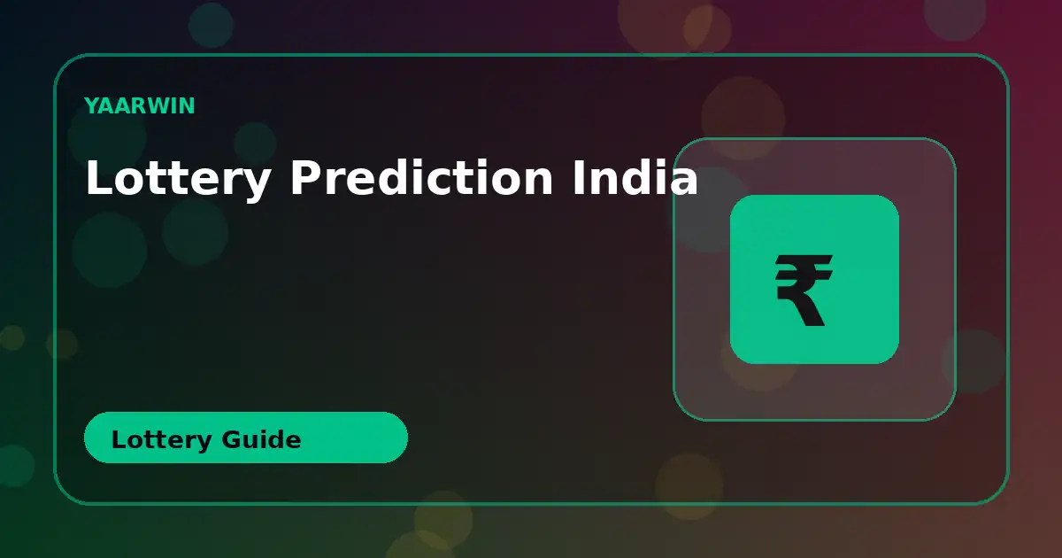 Lottery Prediction INDIA